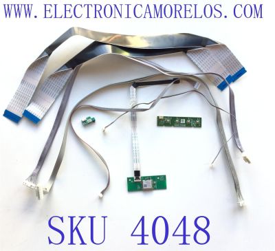 KIT PARA TV VIZIO  ((COMBO DE BOTONERA Y MODULO WIFI)) / 0C8B7DA47961 / WT5YM2611 / 2104172990000 / 6M01B00010000 / E468572 / BX7MF23 / CEM-1EC502F / DISPLAY JR645R3HA1L / MODELO V655-J09 LIAIG2M